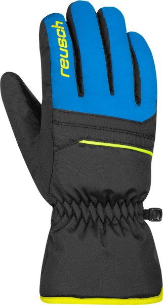 Reusch Alan Junior 6361115 7002 black blue yellow front